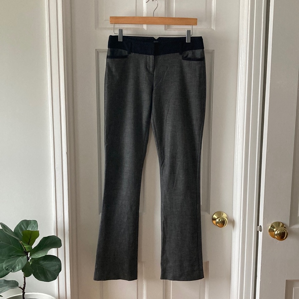 Express Columnist Barely Boot Midrise Stretch Tro… - image 3